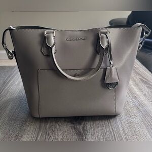 michael kors gray handbag